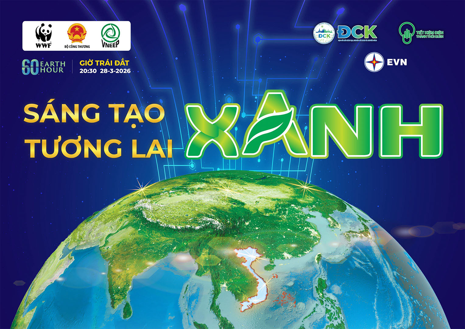 EVN và các đơn vị tích cực hưởng ứng chiến dịch Giờ Trái đất 2026